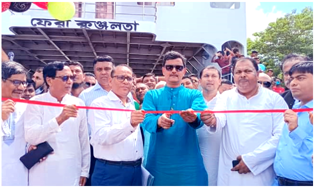 রৌমারী-চিলমারী নৌরুটে ফেরি সার্ভিসের শুভ উদ্বোধন
